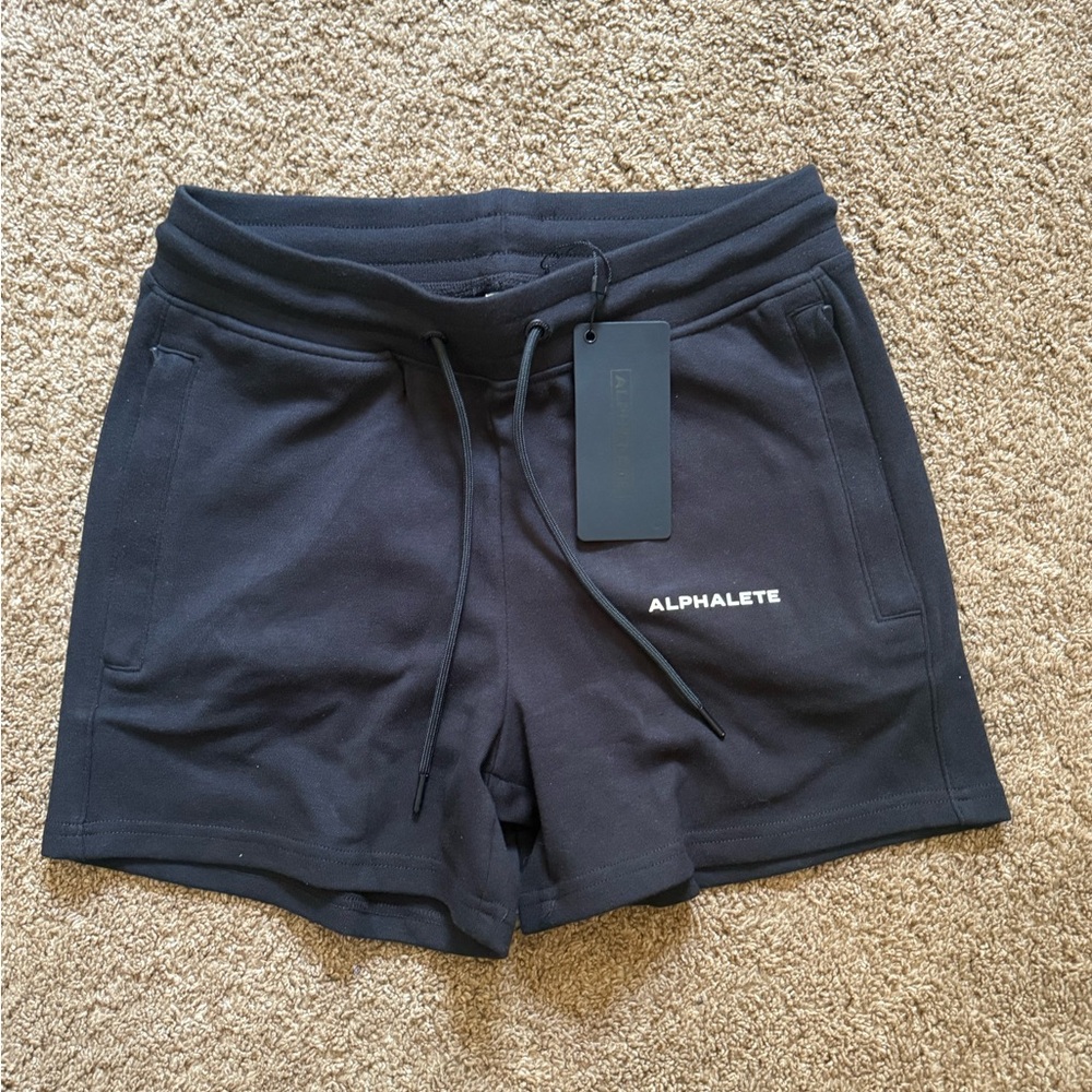 Alphalete Black Athletic Shorts with Soft Fabric